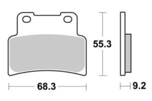 Τακάκια SBS 844HS FA432