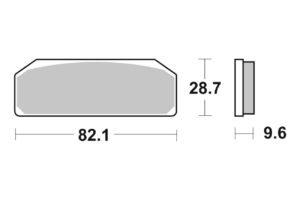 Τακάκια SBS 845DC BREMBO RACING CALIPER