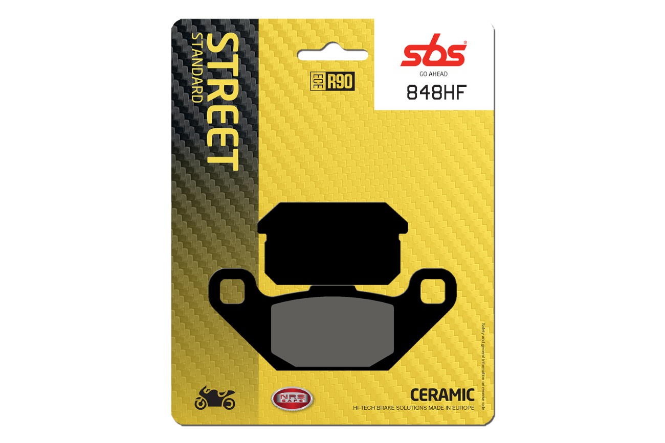 Τακάκια SBS 848HF FA431 STD FR/RR ATV ADLY280/300/320 SPORT'07-13 RR,YAM/YFM250/500/700 FR - Image 2