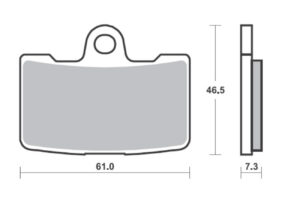 Τακάκια SBS 856DS 4τμχ/Σετ FA454/4 DUAL SINTER  FR. BUELL/1125CR,R,XB12R