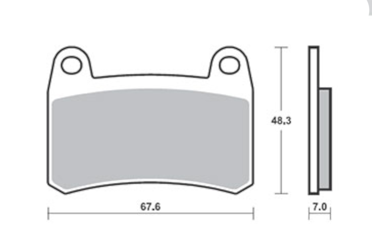 Τακάκια SBS 933HS FA658 FR BN251 ABS E4,BN302,TRK251 E4,LEONCINO250,RKV125/150