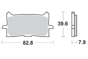 Τακάκια SBS 940SP FA679 SP-EVO