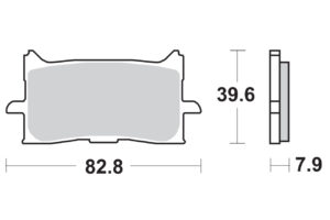 Τακάκια SBS 940HS FA679HH Εμπ. CRF1000L AFRICA TWIN'16