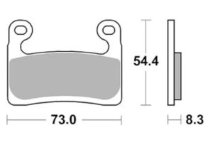 Τακάκια SBS 960DS-1 DUAL SINTER