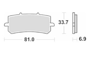 Τακάκια SBS 962RST FA??? FR VIESTE300