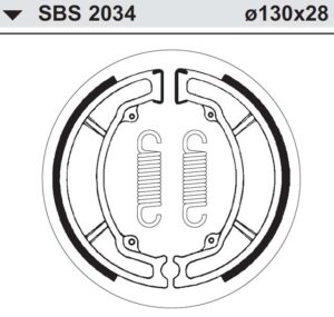 Σιαγώνες SBS 2034/Y506 DT125,XV125/250,YBR125