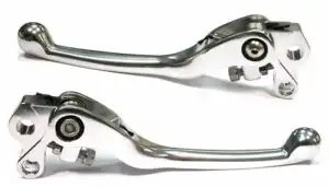 Μανέτα Σπαστή Αριστερή RACING Ασημί KTM Ολα 125-525CC HYDR.04-0765/85SX