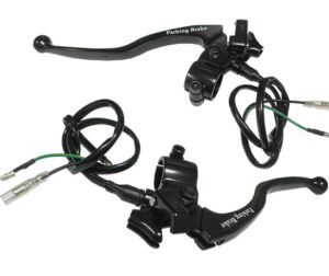 Μανέτα Αριστ.Πίσω Φρένου με Βάση&δΔακ.Στοπ Μαύρες ATV-150U(II)