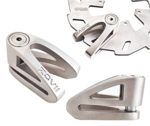 Κλειδαριά Δισκόφρενου ZVS14 (14χιλ.) Ενισχυμένη Ασημί ZOVII