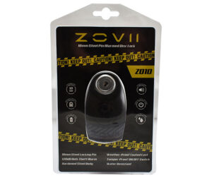 Κλειδαριά Δισκόφρενου ZD10 (10χιλ.) με Συναγερμό Μαύρη/CARBON ZOVII