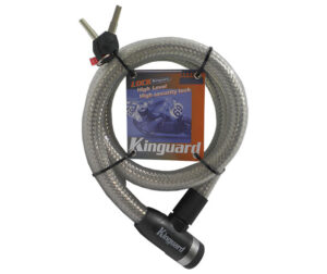 Κλειδαριά Λουκέτο Διαφ. 25X1700MM/Συρματόσχοινο/3009Α KINGUARD