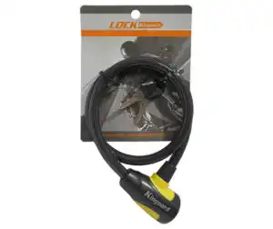 Κλειδαριά Λουκέτο 12X800MM/Συρματόσχοινο/5043 Κιτριν.KINGUARD