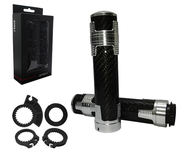 Χειρολαβές CARBON XINLI/XL-659 Ασημί με Σκριπ