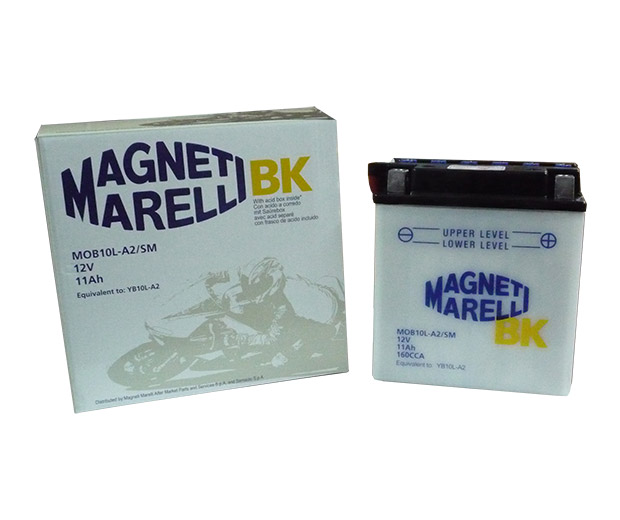 Μπαταρία MAGNETI-MARELLI MOB10L-A2SM (YB10L-A2) με Υγρά