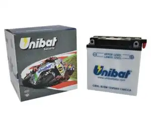 Μπαταρία UNIBAT CB9L-B-SM  (YB9L-B) -+ με Υγρά CCA130