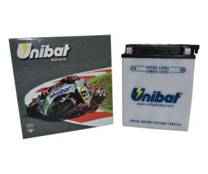 Μπαταρία UNIBAT CB14L-B2-SM  (YB14L-B2) -+  με Υγρά CCA190