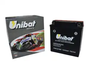 Μπαταρία UNIBAT CB5L-B-BS  (YTX5AL-BS) -+ με Υγρά