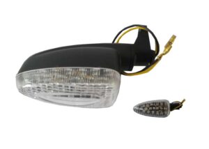 Φλας Μοτοσυκλετών Αριστ LED Καθαρό Κρύσταλλο K1300 S/R EEC