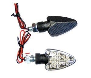 Φλας Πίσω Μίνι LED/CARBON Βέλος Μεγάλο UNIVERSAL