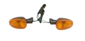 Φλας Πίσω Μίνι YM-1524 Πορτοκαλί Κρύσταλλα Βάση CARBON