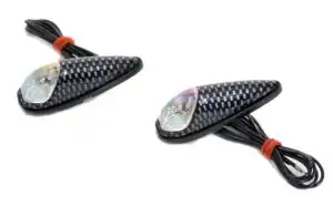 Φλας Πίσω Μίνι CY-1811-183/Αυτοκ. CARBON-Καθαρό Κρύσταλλα
