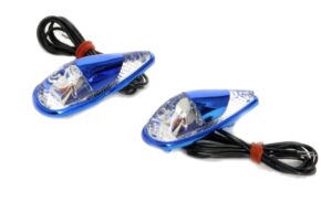 Φλας Πίσω Μίνι YM-1842/Αυτοκ. Βάση Μπλέ-καθ.Κρύσταλλα