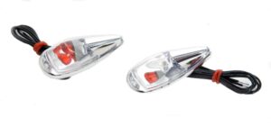 Φλας Πίσω Μίνι YM-1848/Αυτοκ. Βάση Χρώμιο-καθ. Κρύσταλλα