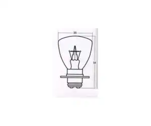 Λάμπα 12V 35/35W Φουρο/3τρύπες