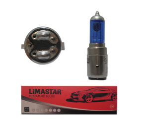 Λάμπα 12V LIMASTAR 35/35W BA20D/H6 Χ.ντ SUPER WHITE HALOGEN TYPHOON50,ANF125INNOVA