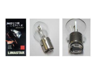 Λάμπα 12V LIMASTAR 35/35W BA20D Χ.NT.Απλή (H-LIGHT) TYPHOON,CRYPTON115'04