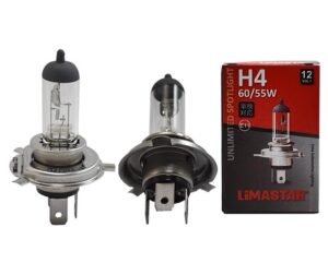 Λάμπα 12V LIMASTAR 60/55W P43T H4 CLEAR