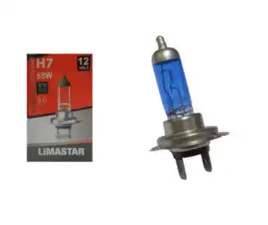 Λάμπα 12V LIMASTAR 55W PX26D H7 Μπλε Πάγου+50% SUPER WHITE RUNNER