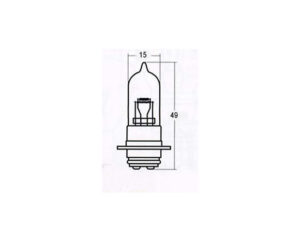 Λάμπα 12V 35/35W P15D-25-1 WM1 Ιριδιζ. HALOGEN&XENON.