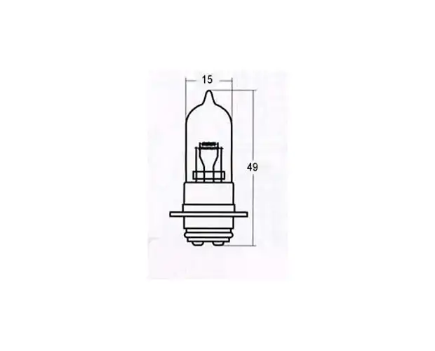 Λάμπα 12V 35/35W P15D-25-1 WM1 Ιριδιζ. HALOGEN&XENON.