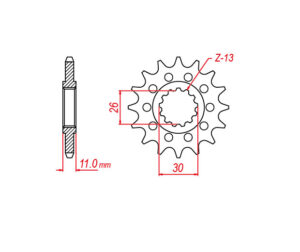 Γρανάζι Κίνησης RK C5042-T16 (JTF1591) MT-10'16