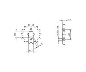 Γρανάζι Κίνησης /416 VAZ SB01.414 A100N
