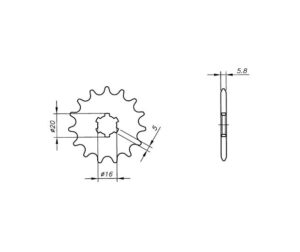 Γρανάζι Κίνησης VAZ DB12.310-T10 TXT-PRO