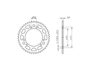 Γρανάζι Τροχού VAZ DA10.541T-T41 GAS-GAS/TXR