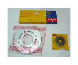 ASPIRA Αλυσίδα-Γρανάζια Κιτ 14/37-420X104L WAVE110I,ASTREA GRAND110FI