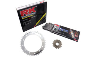 RK KIT Αλυσίδα-Γρανάζια 16/43  GB530GXW-110L Χρυσή VFR800XA CROSSRUNNER ABS'11-17