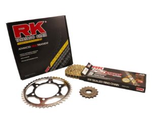 RK KIT Αλυσίδα-Γρανάζια 16/45 GB525ZXW-110L Χρυσή Αλυσ. MT-09'14-20/MT-09TRACER'14-18