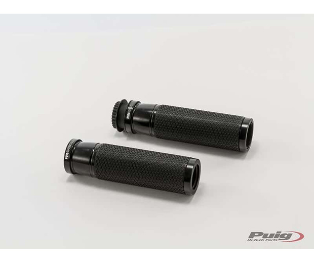 Χειρολαβές PUIG 6326N 119MM-94GR HI-TECH ASCENT Μαύρες UNIVERSAL