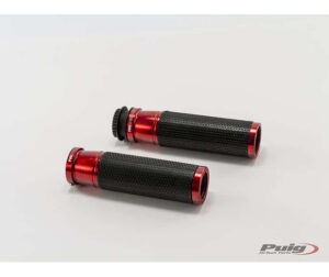 Χειρολαβές PUIG 6326R 119MM-94GR HI-TECH ASCENT Κόκκινες UNIVERSAL