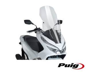 Παρμπρίζ PUIG 9789W V-TECH LINE TOURING Καθαρό 850X640MM PCX125'18-20 E4