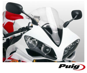 Παρμπρίζ PUIG 4365W RACING Καθαρό 420X350MM YZF-R1'07-08