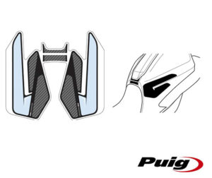 Προστατευτικά Ρεζερβ.PUIG 8438C CARBON MT07 14-17