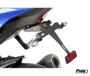 Βάση Πινακίδας/PUIG 7798N Μαύρη Ρυθμιζ. YZF-R1 15-17