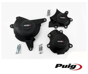 Προστατευτικά Καπάκια Κινητήρα PUIG 20126N Μαύρα GSX-R1000/R'17-18