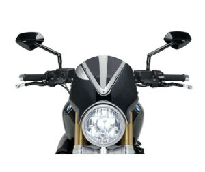 Παρμπρίζ PUIG 7012F RETROVISION DARK SMOKE 300X250MM R NINET14-17