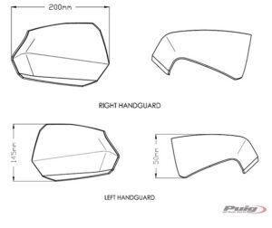 Αξεσουάρ PUIG 9652H Προστατ.Χεριών SMOKE UNIVERSAL, KYMCO MDLS